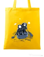 Sacosa din panza Across the galaxy Galben