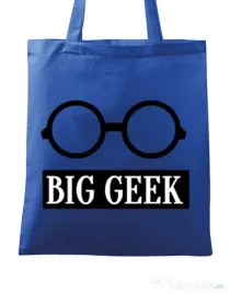 Sacosa din panza Big geek Albastru regal
