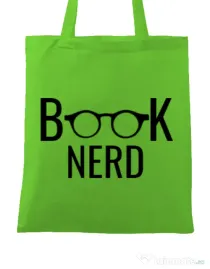 Sacosa din panza Book nerd Verde mar