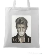 Sacosa din panza Bowie Alb