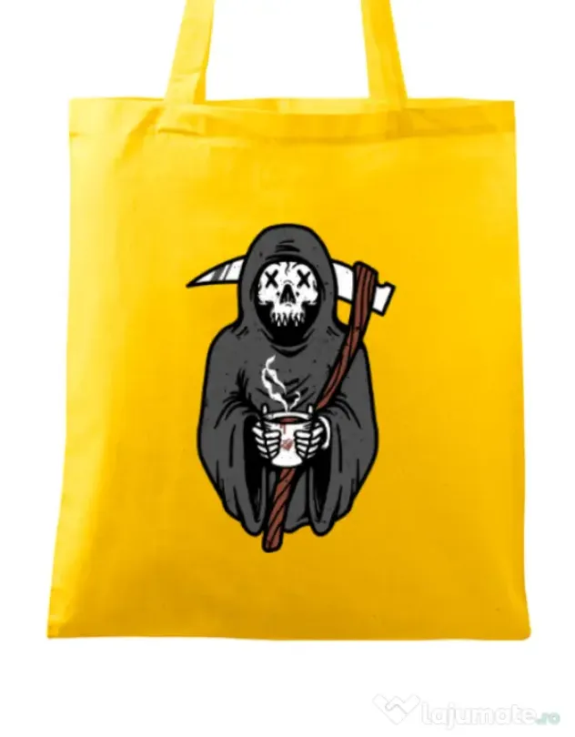 Sacosa din panza Coffee Reaper Galben