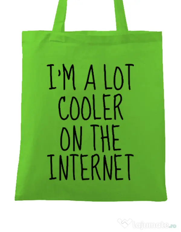 Sacosa din panza Cooler on the internet Verde mar