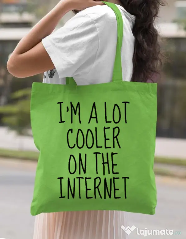 Sacosa din panza Cooler on the internet Verde mar