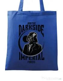 Sacosa din panza Darkside Albastru regal