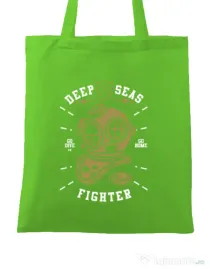 Sacosa din panza Deep Seas Fighter Verde mar