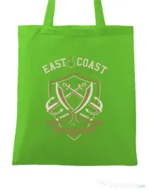 Sacosa din panza East Coast Verde mar