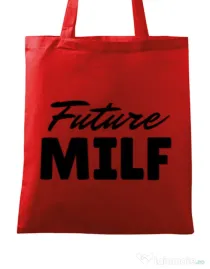 Sacosa din panza Future Milf Rosu