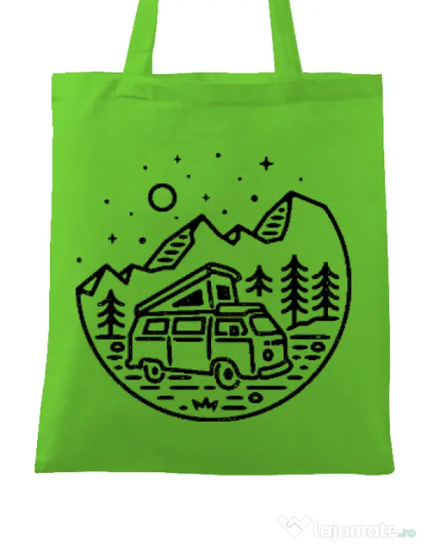 Sacosa din panza Go Outdoor Verde mar