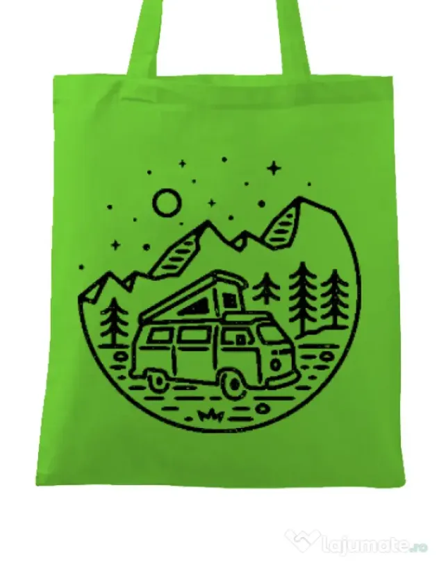 Sacosa din panza Go Outdoor Verde mar