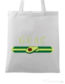 Sacosa din panza Guac Alb