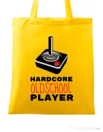 Sacosa din panza Hardcore player Galben