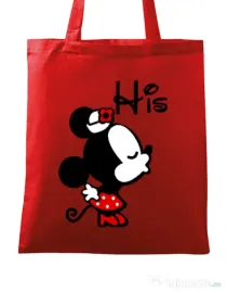 Sacosa din panza His Minnie Rosu