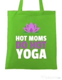 Sacosa din panza Hot yoga Verde mar