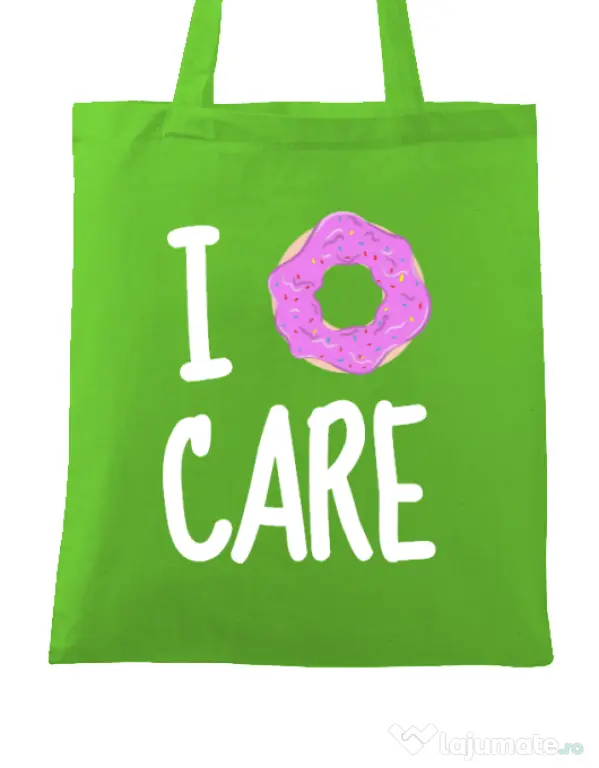 Sacosa din panza I donut care Verde mar