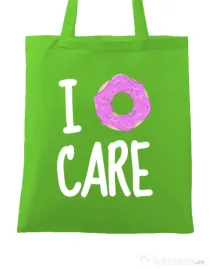 Sacosa din panza I donut care Verde mar