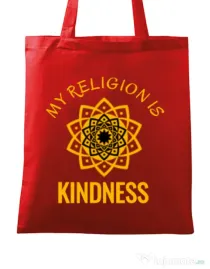 Sacosa din panza Kindness Rosu