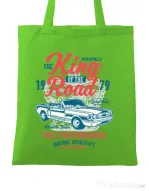 Sacosa din panza King Of The Road Verde mar