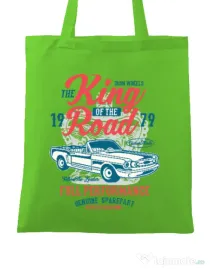 Sacosa din panza King Of The Road Verde mar