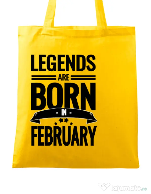 Sacosa din panza Legends Galben