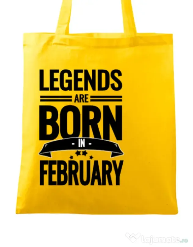 Sacosa din panza Legends Galben