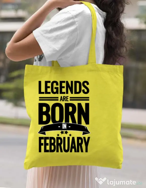 Sacosa din panza Legends Galben