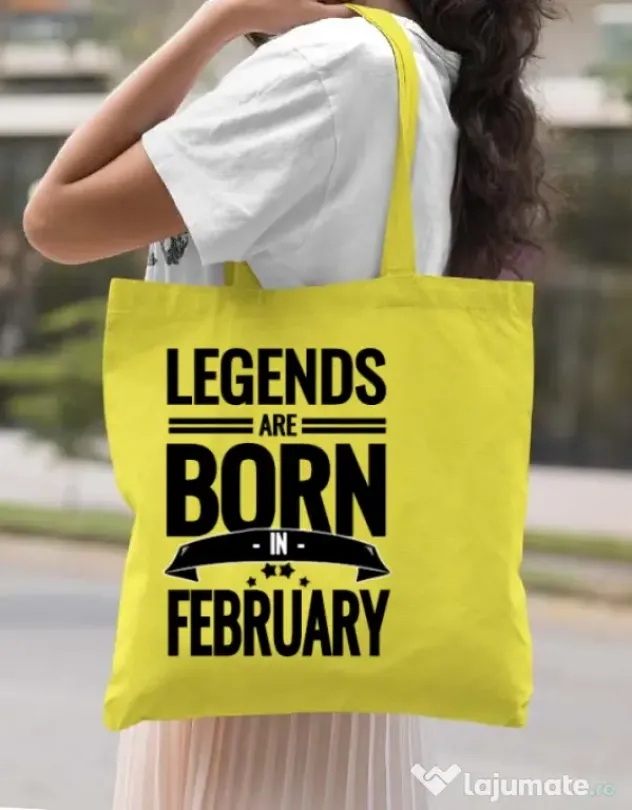 Sacosa din panza Legends Galben