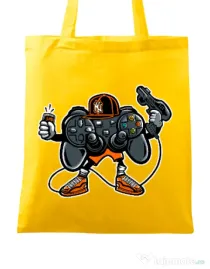 Sacosa din panza Lets play Galben