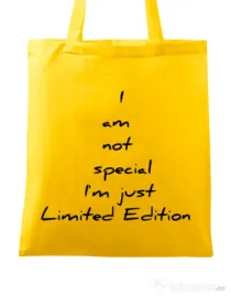 Sacosa din panza Limited edition 2 Galben