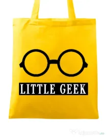 Sacosa din panza Little geek Galben