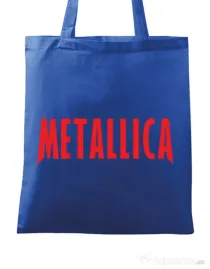 Sacosa din panza Metallica 2 Albastru regal