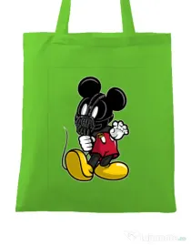 Sacosa din panza Mickey Bane Verde mar