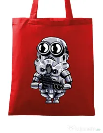 Sacosa din panza Minion trooper Rosu