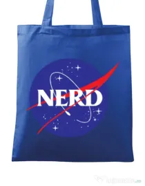 Sacosa din panza Nerd Albastru regal