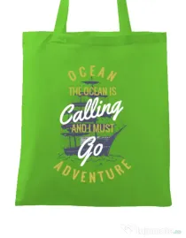 Sacosa din panza Ocean adventure Verde mar