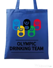 Sacosa din panza Olympic drinking team Albastru regal