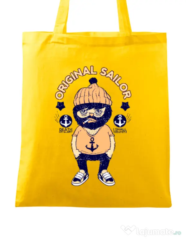 Sacosa din panza Original sailor Galben