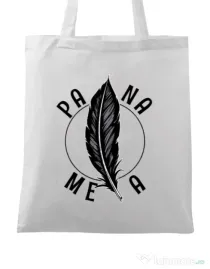 Sacosa din panza Pana mea Alb