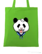 Sacosa din panza Panda Sailor Verde mar