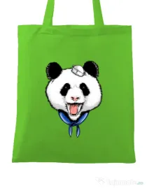Sacosa din panza Panda Sailor Verde mar