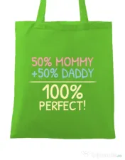 Sacosa din panza Perfect baby Verde mar 