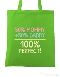 Sacosa din panza Perfect baby Verde mar