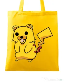 Sacosa din panza Pika Pika Galben