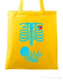 Sacosa din panza Radiografie Galben