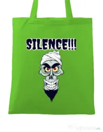 Sacosa din panza Silence Verde mar