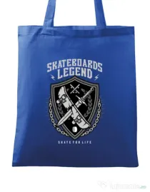 Sacosa din panza Skateboards Legend Albastru regal