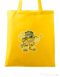 Sacosa din panza Soldier Galben