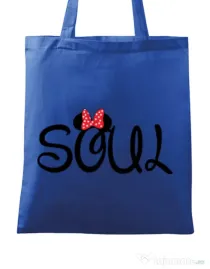 Sacosa din panza Soul Albastru regal