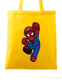 Sacosa din panza Spider Plumber Galben