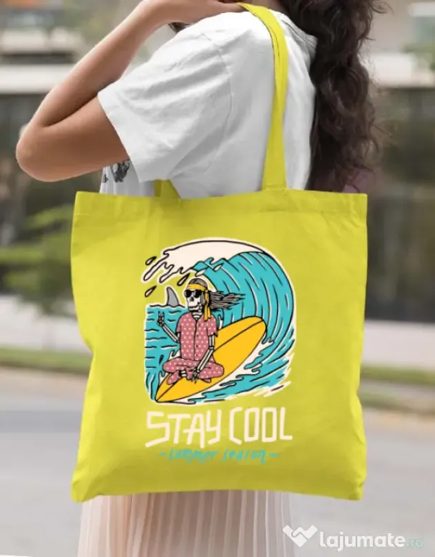 Sacosa din panza stay cool Galben