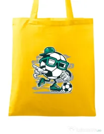 Sacosa din panza Street Soccer Galben
